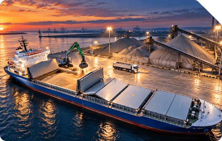 Bulk cargo vessel
